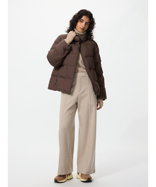 ブラッシュドジャージーワイドパンツ｜ユニクロの通販｜&mall（アンド