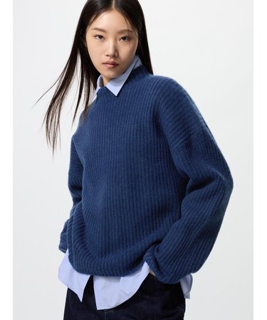 スフレヤーンモックネックセーター