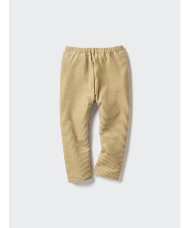 フリースレギンス/コーデュロイライク/10分丈