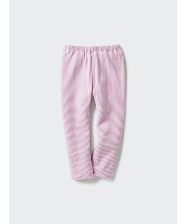 フリースレギンス/コーデュロイライク/10分丈