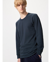 超極暖ヒートテッククルーネックT/長袖