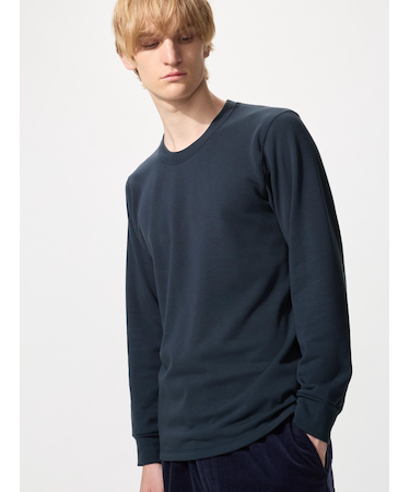 超極暖ヒートテッククルーネックT/長袖