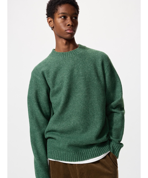 スフレヤーンクルーネックセーター