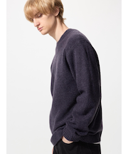 スフレヤーンクルーネックセーター