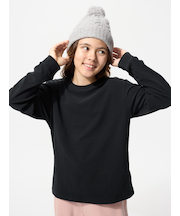 フリースクルーネックTシャツ