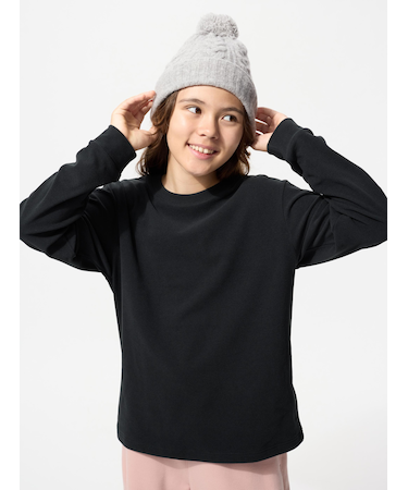 フリースクルーネックTシャツ