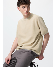 ウォッシャブルミラノリブニットTシャツ