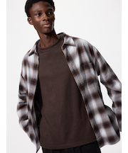 ソフトニットフリースクルーネックT