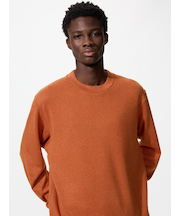 ソフトニットフリースクルーネックT