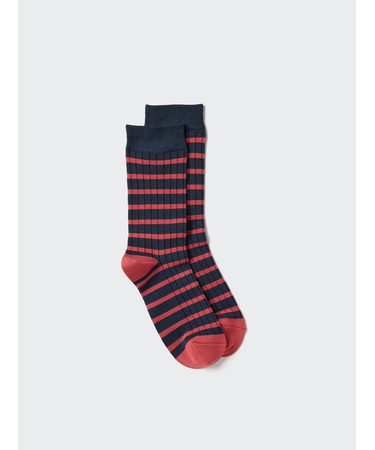 ヒートテックソックス/ストライプ