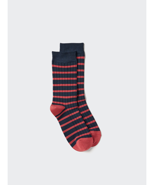 ヒートテックソックス/ストライプ