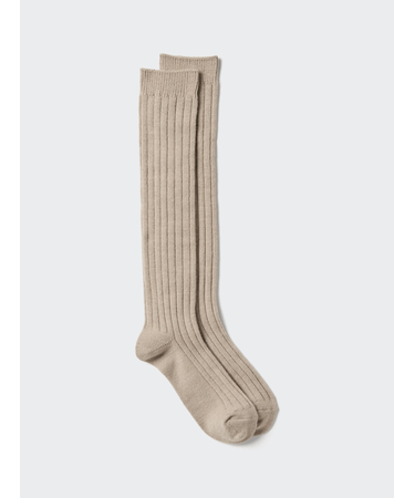 ヒートテックハイソックス/リブ