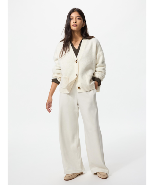 ウォームフリースストレートパンツ