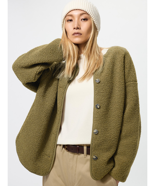 ボアフリースリラックスカーディガン