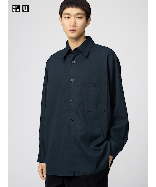 デザインオーバーサイズシャツ オックスフォード オーバーサイズシャツUNISEX - メガスポーツ