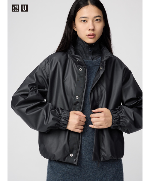 新品 パフテックショートブルゾン ブラック Mサイズ UNIQLO U 結局