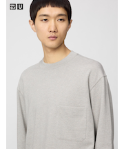 クルーネックTシャツ/長袖