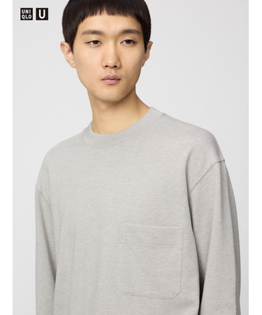 クルーネックTシャツ/長袖