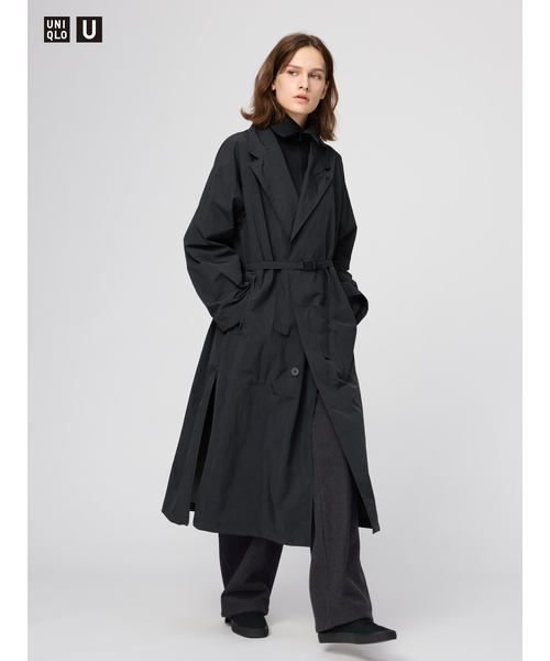 ステンカラーロングコート｜ユニクロの通販｜&mall（アンドモール