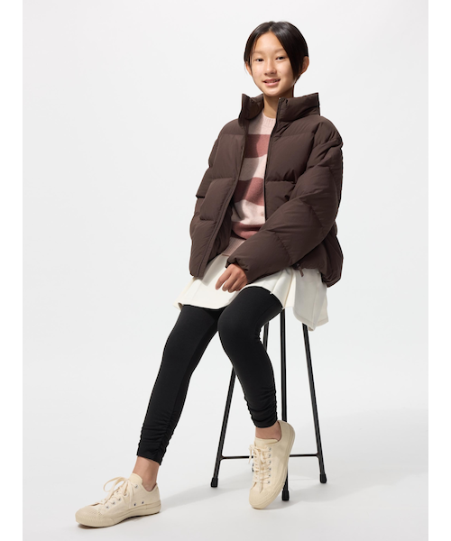 完成品ご予約専用♡ GIRLS 極暖ヒートテックシャーリングレギンス｜ユニクロの通販｜&mall