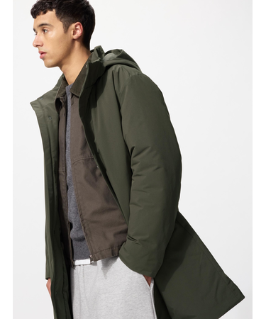 ハイブリッドダウンコート