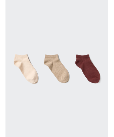 ショートソックス/3足組