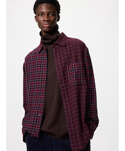 フランネルチェックシャツ