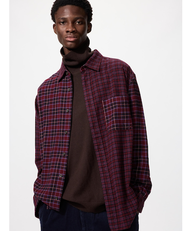 フランネルチェックシャツ