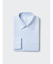 スーパーノンアイロンスリムシャツ長袖/レギュラー襟/チェック