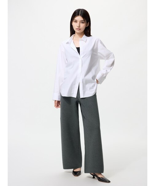 ウォッシャブルミラノリブパンツ