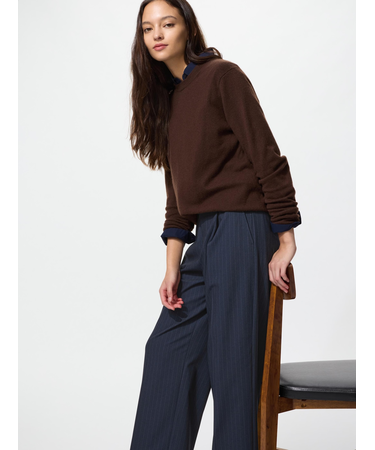 タックワイドパンツ/ストライプ