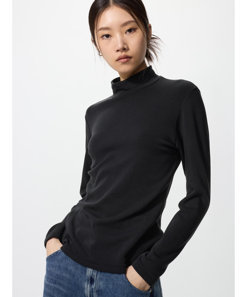 超極暖ヒートテックハイネックT/長袖