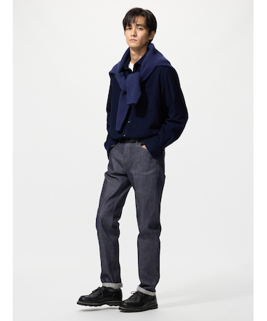 スリムストレートジーンズ／セルビッジ