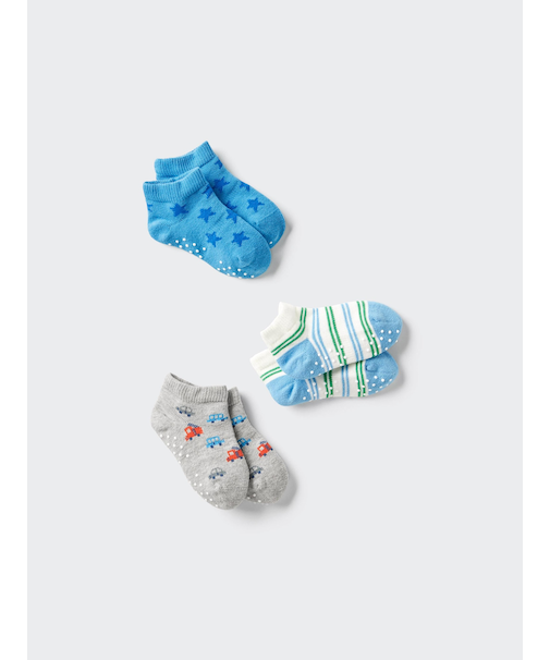 BABYショートソックス3足組