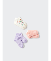 BABYショートソックス3足組