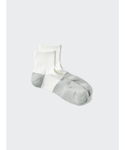 スポーツハーフソックス/パイル/カラーブロック