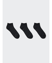 ショートソックス/3足組/リブ