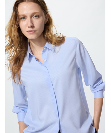 レーヨンブラウス/ストライプ