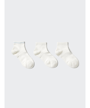 ショートソックス/3足組/パイルライン