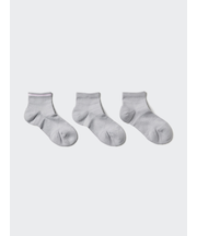 ショートソックス/3足組/パイルライン