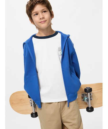 ドライスウェットフルジップパーカ