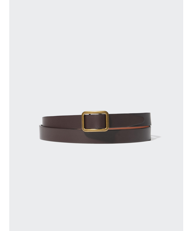 リバーシブルホールレスナローベルト