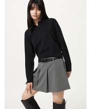 スムースコットンポロセーター