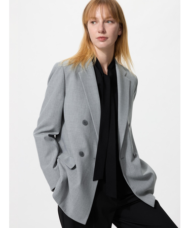 ダブルジャケット/ストライプ