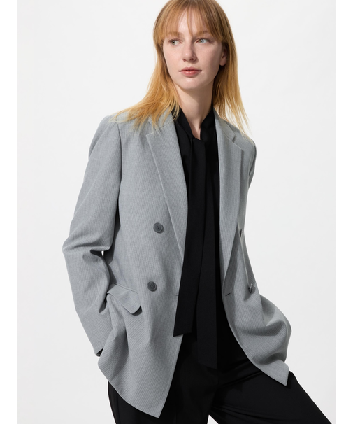 ダブルジャケット/ストライプ