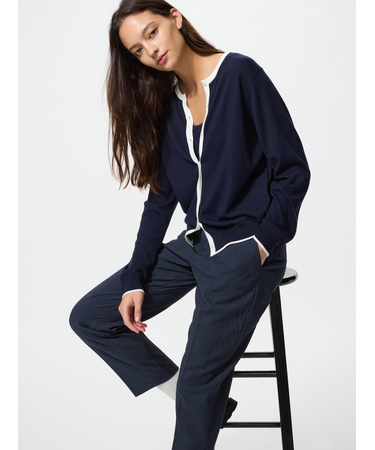 スマートアンクルパンツ/ストライプ