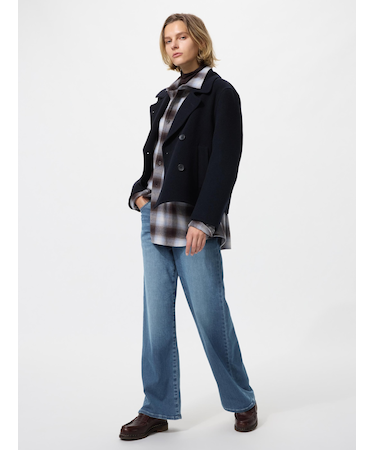 EZY ワイドストレート ジーンズ