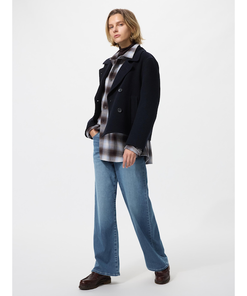 EZY ワイドストレート ジーンズ