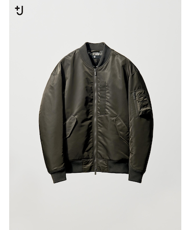 ハイブリッドダウンオーバーサイズMA-1