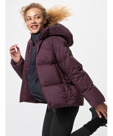 シームレスダウンパーカ